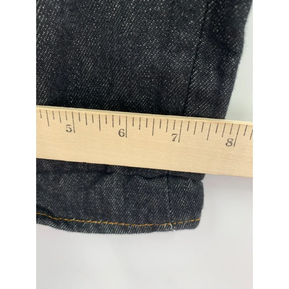 Levis 501 Jeans Mens 36x32 Black Straight Leg Button Fly Denim Pants